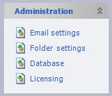Admin - Folder Settings
