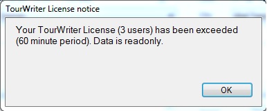 TourWriter License notice